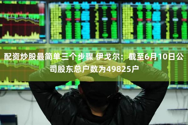 配资炒股最简单三个步骤 伊戈尔：截至6月10日公司股东总户数为49825户